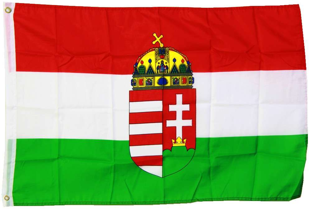 Ungarn Flagge X Cm Mit Wappen X Cm Internationale