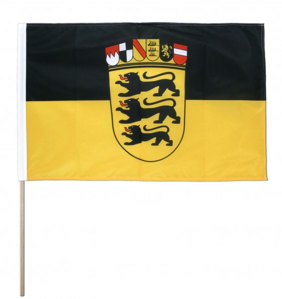 Baden Württemberg Stockfahne 30cm x 45 cm