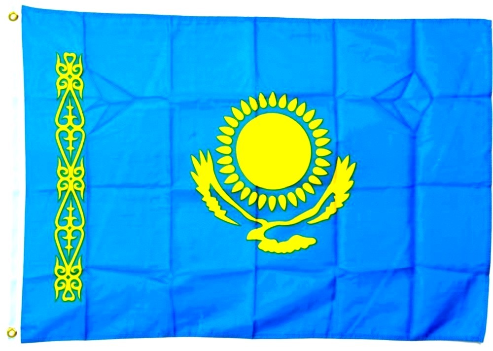 Kasachstan Flagge  90 x 150 cm 90 x 150 cm 