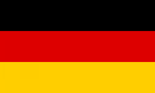 U24 Motorradflagge Südafrika-Deutschland Fahne Flagge 20 x 30 cm