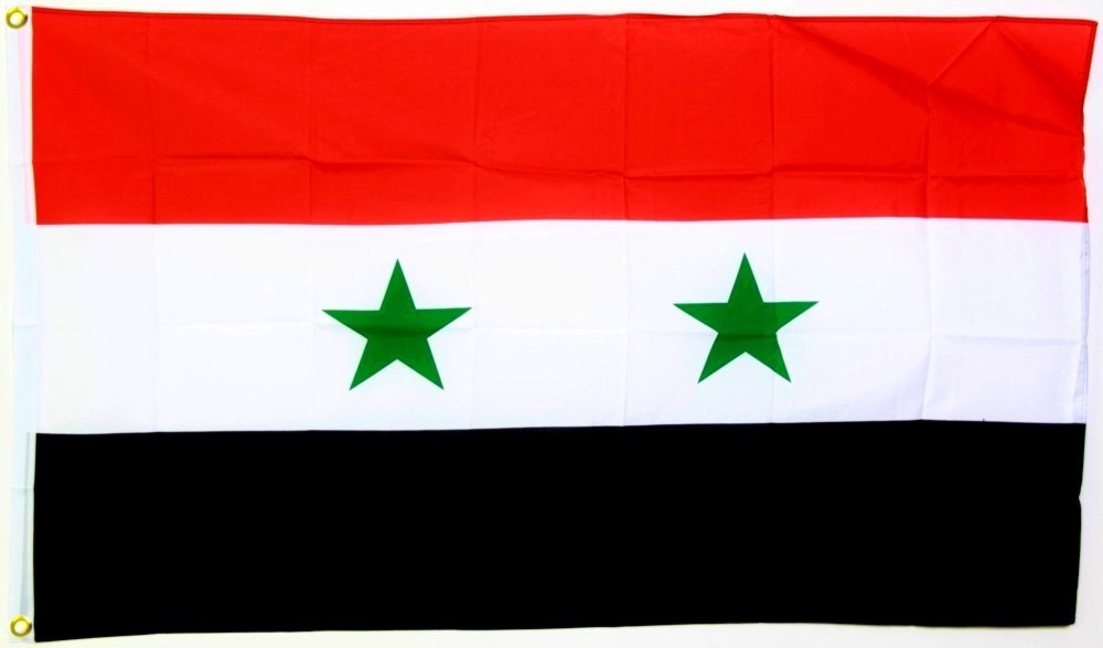 Flagge Fahne Syrien Hissflagge 90 x 150 cm 