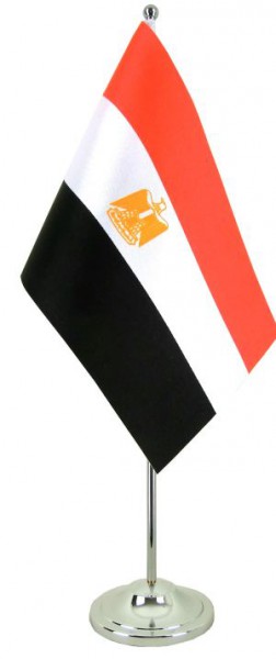 Ägypten Tischfahne 22,5x15cm Satin