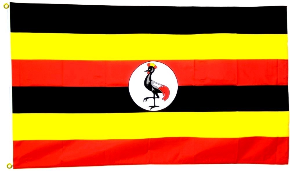 Uganda Flagge  90 x 150 cm 90 x 150 cm Internationale 